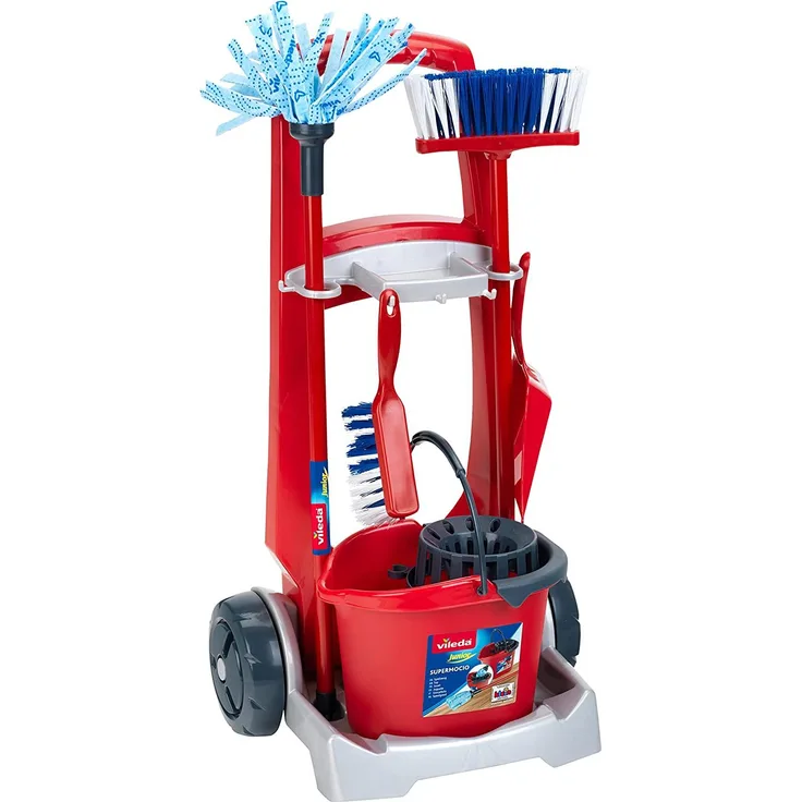 Spielzeug Vileda Besenwagen