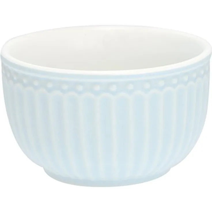 Greengate Schale Alice Mini Bowl pale blue 8,5 cm, Steinzeug, (Schüsseln & Schalen)