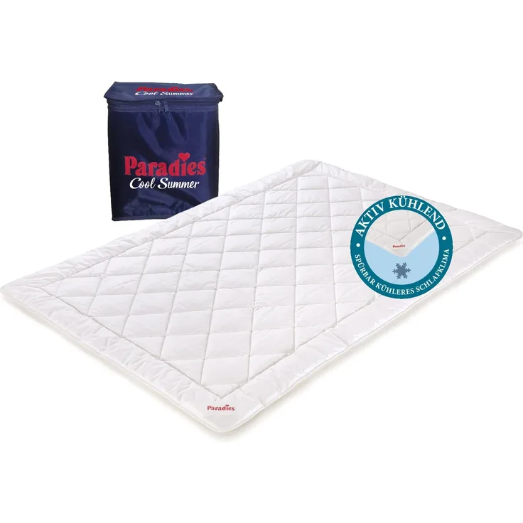 Paradies Cool Comfort Bio kühlend Sommer Bettdecke Sommerdecke 155x220