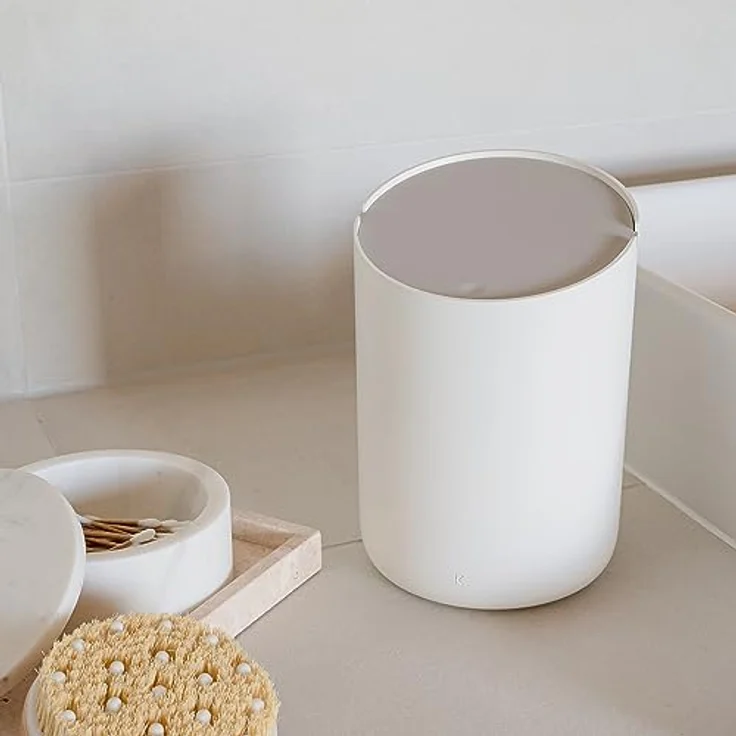 KAZAI. Kosmetikeimer ABS, Mini-Kosmetikeimer aus ABS, Rutschfest und mit Smart-Beutelfunktion – Bild 6