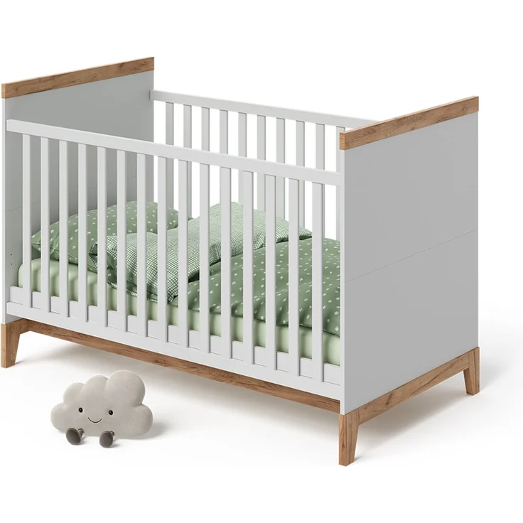 Babybett Malia Weiß 70x140 cm Vitalispa – Bild 6