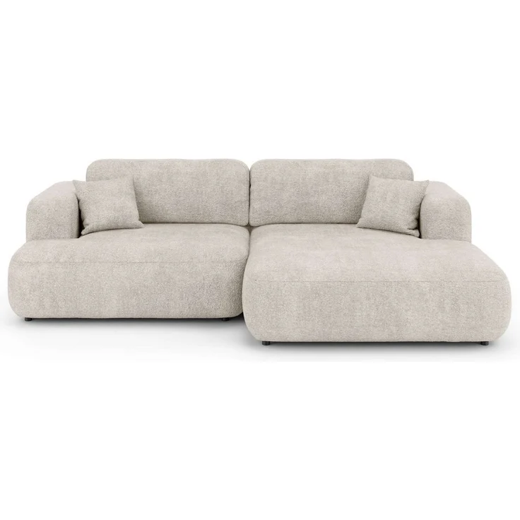 OTTO home Ecksofa VEEVIA L-Form, Schlafsofa, Verlässliche Qualität, Breite 256cm, mit Bettkasten, belastbar bis 480kg, inklusive Rücken- und Zierkissen – Bild 2