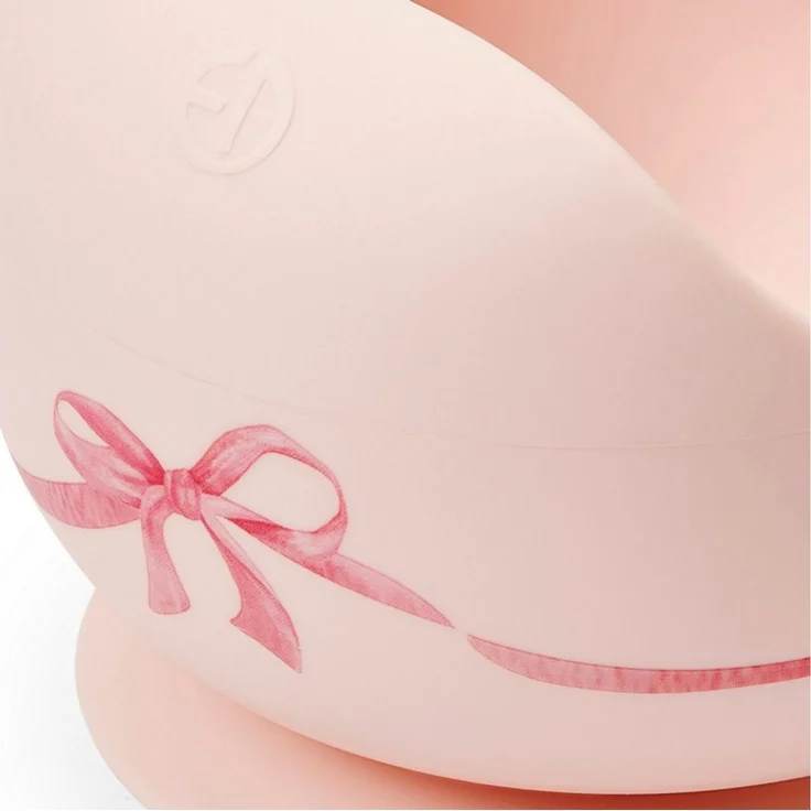 Elodie Kindergeschirr-Set Elodie Schüsselset Silikon, 2 Teile - Rosy Bow (2-tlg), 1 Personen, Silikon – Bild 3