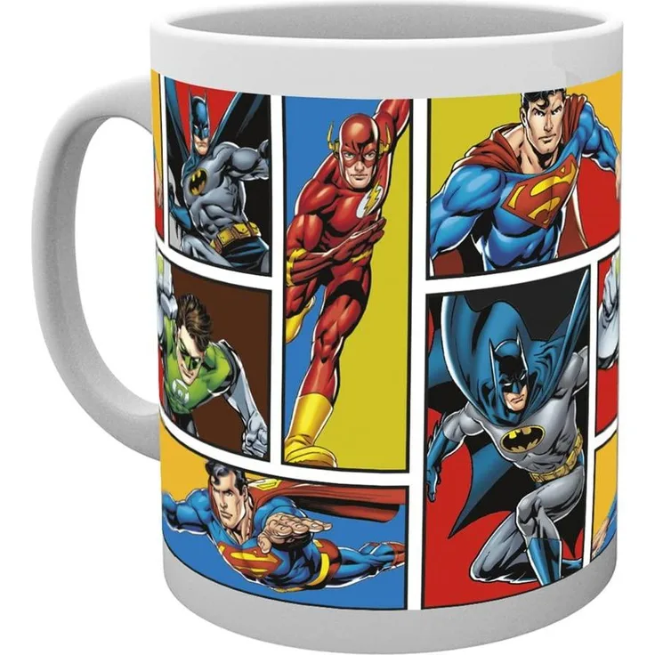 GB Eye Limited DC Comics Gerechtigkeits Liga Gitter Becher, Mehrfarben