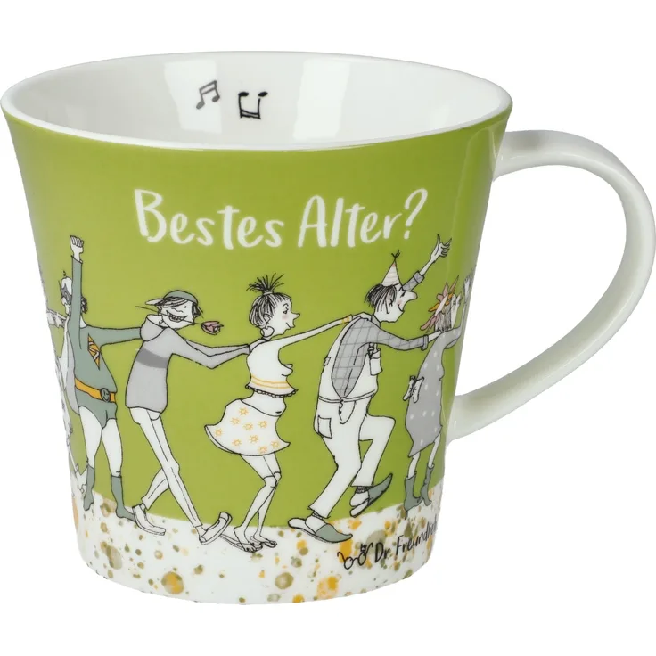 Goebel Coffee-/Tea Mug Barbara Freundlieb - Das beste Alter, Tasse, Becher, Fine Bone China, Bunt, 350 ml, 27001071