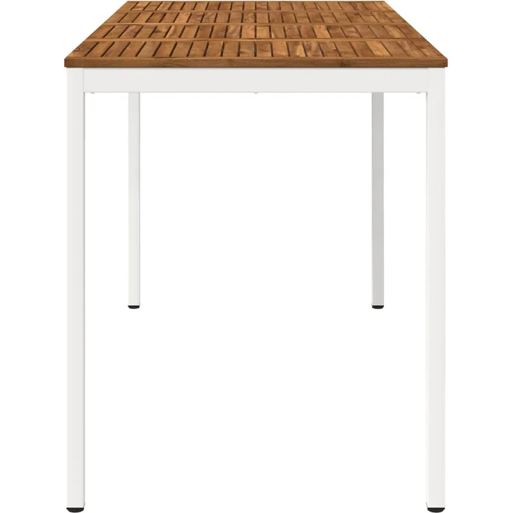 vidaXL Gartenbar-Tisch NAARDEN Natur und Weiß 180 x 88,5 x 105 cm 901353 – Bild 4