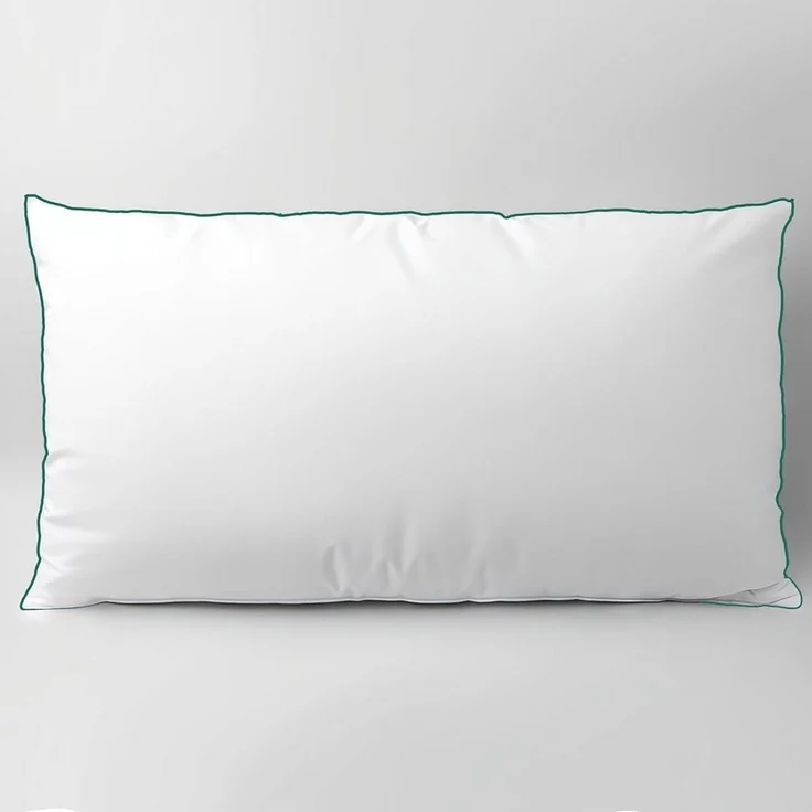 KNERST Kopfkissen Kopfkissen Fitform Technologie 100% Polyester, Füllung: FitForm Technologie – 100% Polyester, ergonomisches Schlafkissen ideal für jede Schlafposition, Kissen mit eleganter, grüner Biese – Bild 5