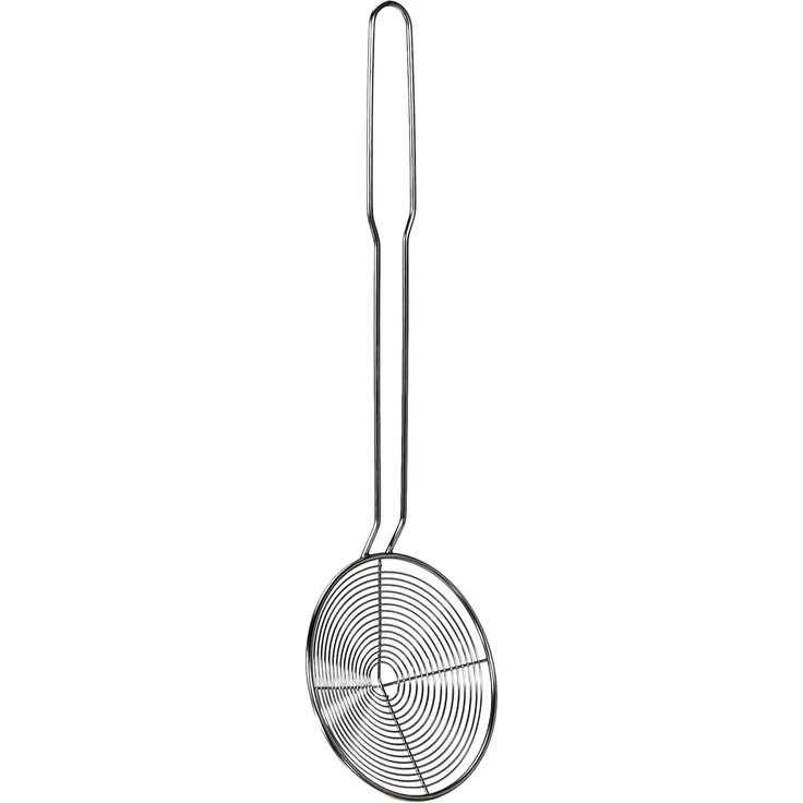 Städter Alfredos Pasta Spätzleheber, Schaumlöffel, Blanchierheber, Spätzlekelle, Schöpfkelle, Edelstahl, Ø 14 cm, 987716