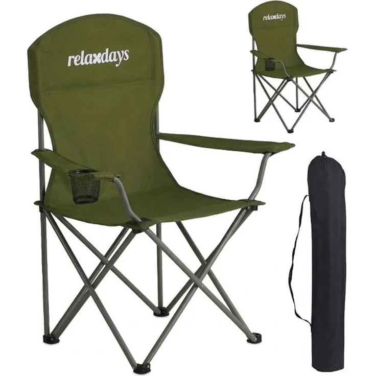 Relaxdays Faltbarer Camping Stuhl 2er Set – Bild 1