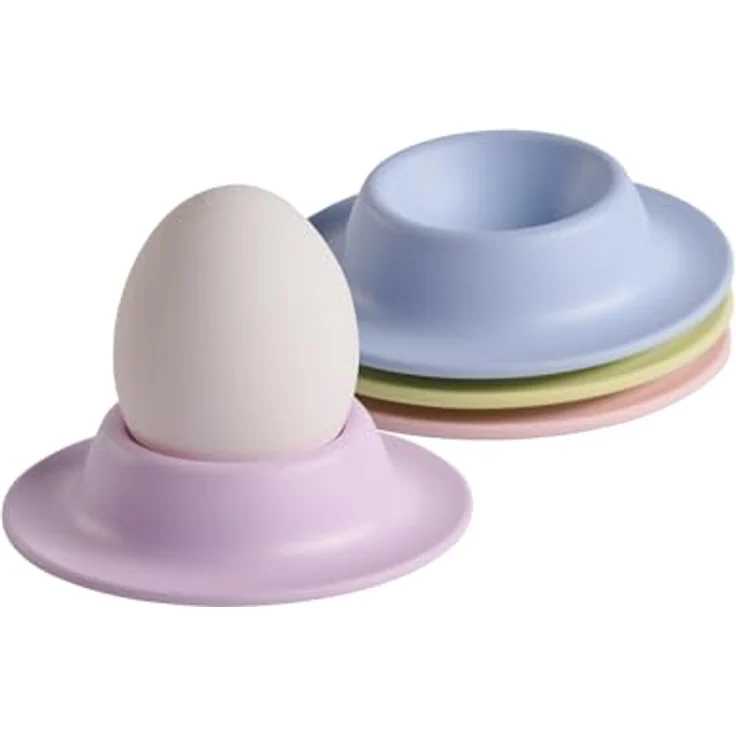 APS 85298 - EGGY - Eierbecher 4er Set, 8,50x8,50, Höhe 4,50 cm, Melamin, bunt matt – Bild 2
