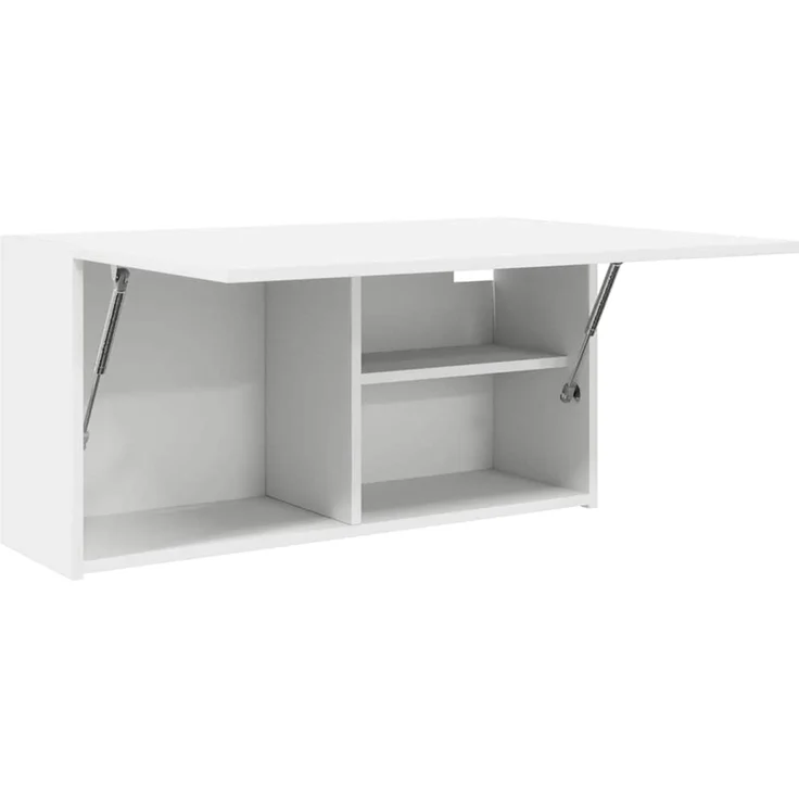 vidaXL Bad-Wandschrank Weiß 80x25x40 cm Holzwerkstoff 860085 – Bild 5