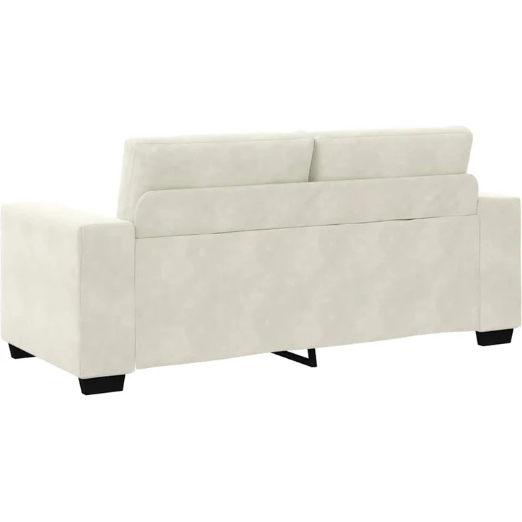 vidaXL Zweisitzer-Sofa Creme 180x77x82 cm Samt 4105130 – Bild 6