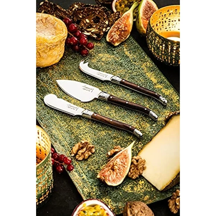 Laguiole Premium Line Messerset für Käse Dark Woo – Bild 6