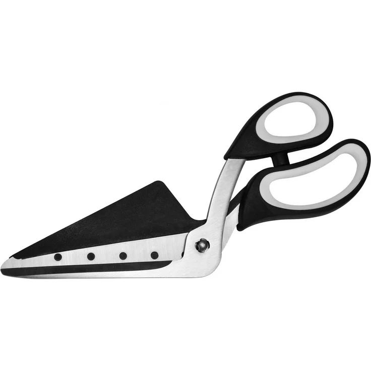 Edelstahl Pizzaschere Pizzaschneider Pizzamesser Pizza Schere Pizzaheber – Bild 1