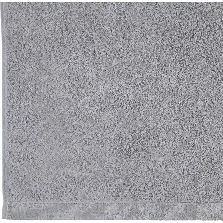 CAWÖ Duschtuch - Lifestyle, Walkfrottier, Baumwolle, einfarbig Hellgrau 70x140cm – Bild 3