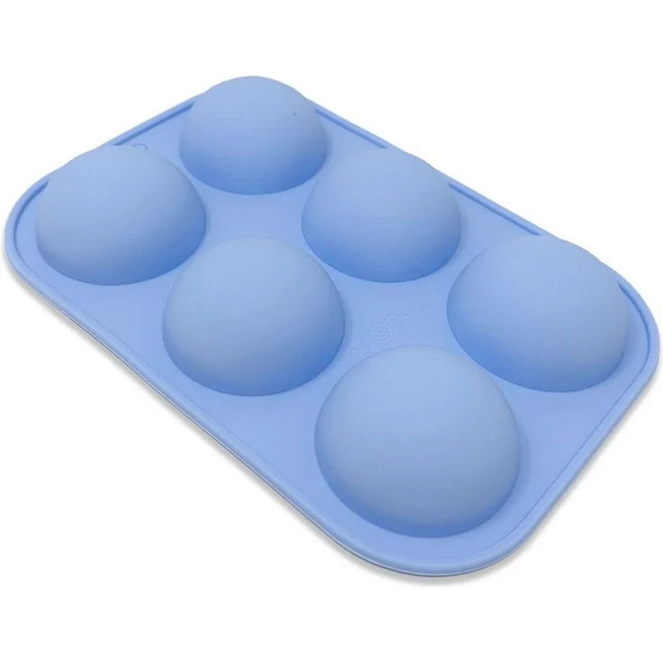 mixed24 Backform Silikon Halbkugel Backform Törtchen Kuchen Mulden Törtchenform, (4-tlg)