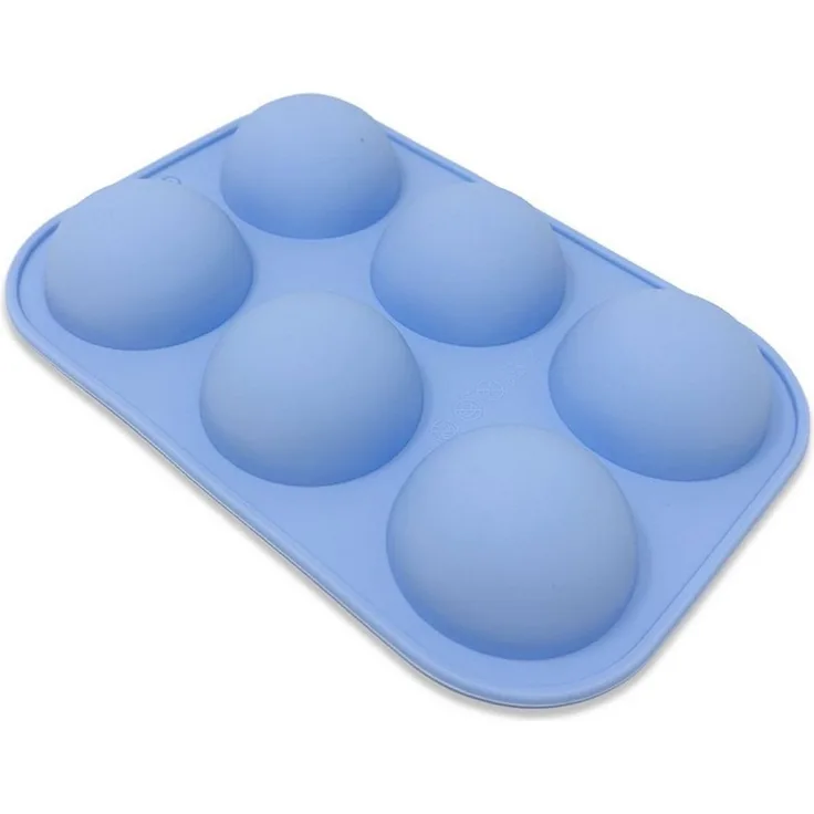 mixed24 Backform Silikon Halbkugel Backform Törtchen Kuchen Mulden Törtchenform, (4-tlg)