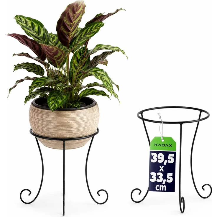 KADAX Blumenständer für Blumentöpfe, Metall, 40 cm – Bild 1