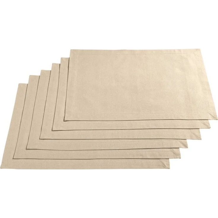 REDBEST Platzset Tischset "Seattle" 6er-Pack, Baumwolle Uni – Bild 4