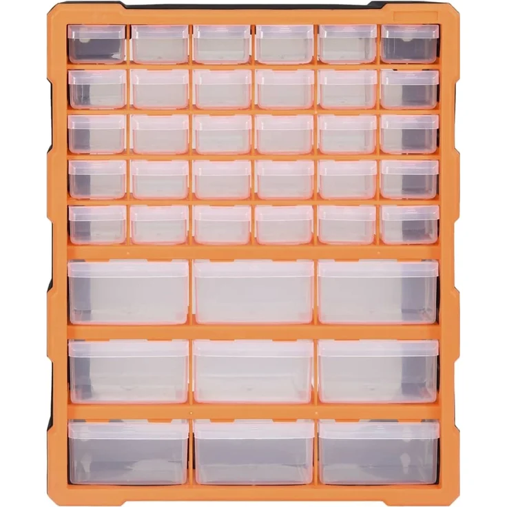 vidaXL Multi-Schubladen-Organizer mit 39 Schubladen 38x16x47 cm 147585 – Bild 2