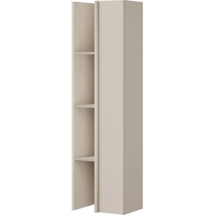 AX LIVING Varelo TV-Wände Kaschmir – 230 cm Lowboard stehend – Hängeregal rechts – Bild 4
