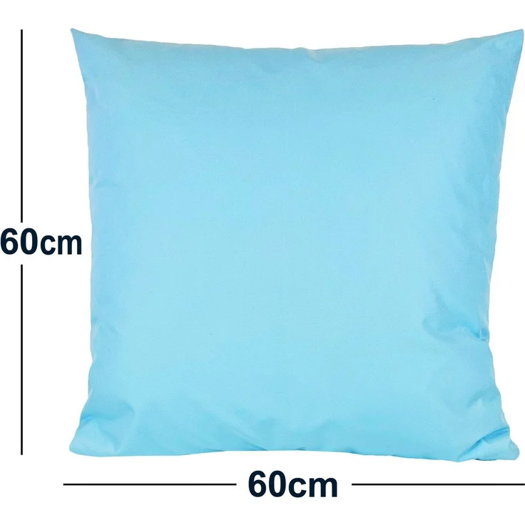 JACK Dekokissen 60x60cm Outdoor Lounge Kissen inkl. XXL Füllung, starke Füllung, strapazierfähig, wasserabweisend, In- und Outdoor – Bild 4