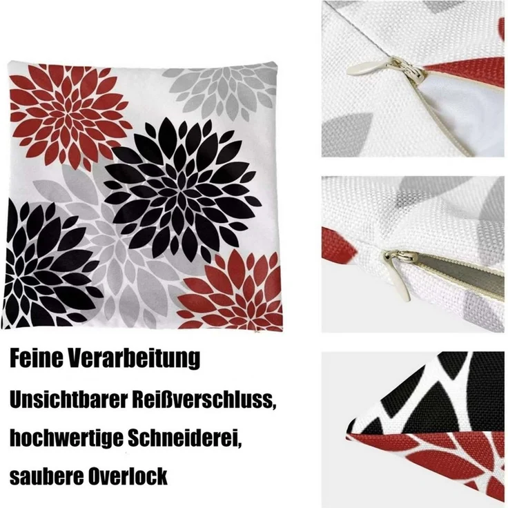 Diwzbyn Kissenbezug Moderne Abstrakte Kissen Kissenhülle(2 Stück),45x45cm – Bild 2