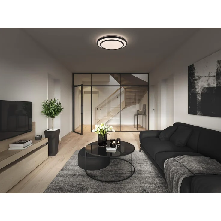 Ledvance LED Deckenleuchte Orbis Berlin Ø 49 cm warmweiß schwarz – Bild 2