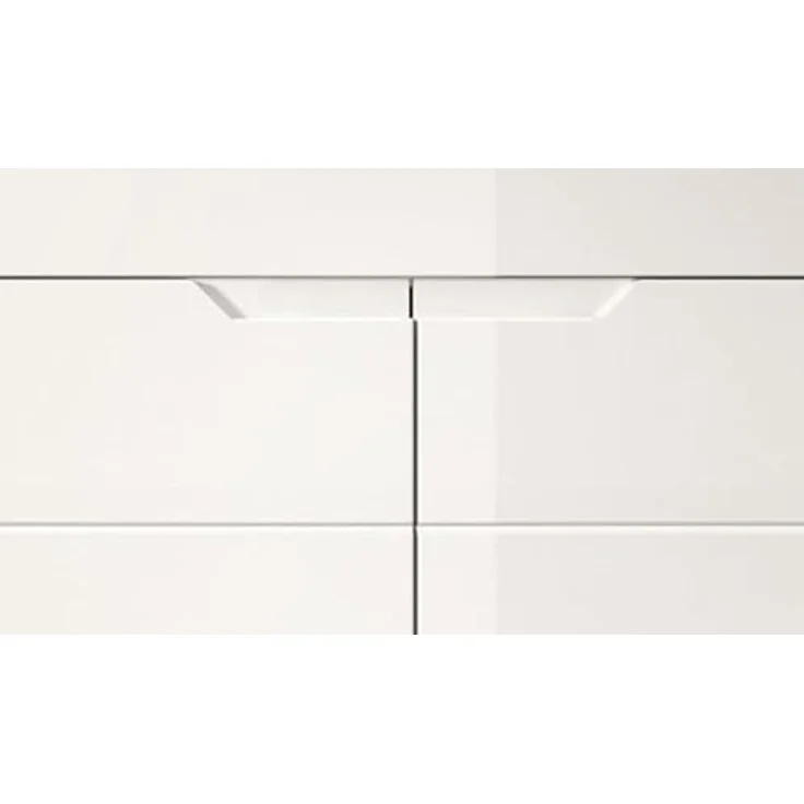xonox. home Garderobe Solero X7WA9613 Garderobenschrank Flurschrank in Weiß Nachbildung und weiß Hochglanz tiefzieh, ca. B/H/T: 68 x 193 x 37 cm – Bild 8