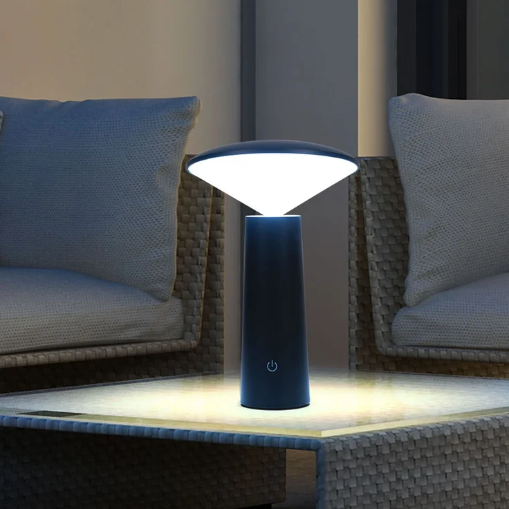LED Tischleuchte, schwenkbar, CCT Schaltung, dimmbar H 21 cm – Bild 4