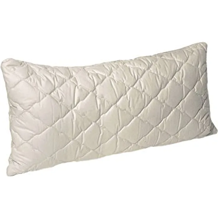 Öko Planet Bio Baumwoll-Kissen 40x80 cm, Kopfkissen aus 100% Bio Baumwolle, Bezug waschbar
