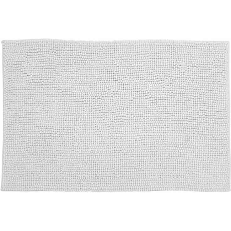 DILUMA Badematte Badematte Chenille 50x80 cm – Badteppich mit kuscheligem Flor, Polyester, rechteckig, Rutschhemmende Beschichtung, schnell trocknend, hohe Saugkraft – Bild 3