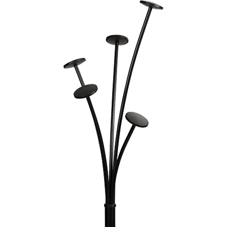 ALBA Garderobenständer FESTIVAL Höhe: 1.870 mm schwarz Standrohr aus Stahl Durchmesser: 38 mm Standfuß aus - 1 Stück (PMFEST N) – Bild 5