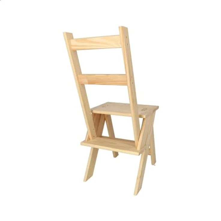 Aranaz 11001 Treppenstuhl, Kiefernholz, 39 x 53 x 91 cm – Bild 7