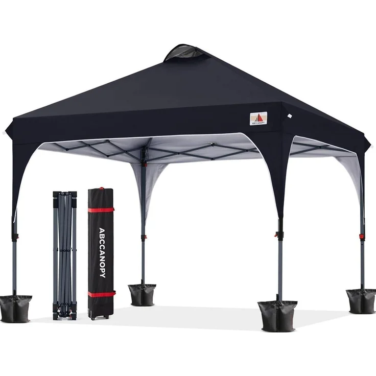 Wasserdichter Pop-Up Pavillon 3x3M Festival Sonnenschutz mit – Bild 1