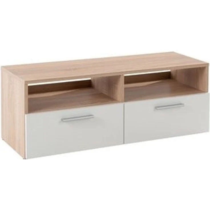RANA TV-Lowboard in Eiche Sonoma Optik - schlichtes TV-Board mit viel Stauraum für Ihr Wohnzimmer - 95 x 36 x 35 cm (B/H/T) – Bild 6