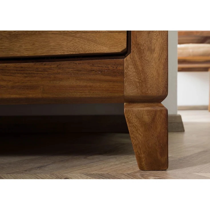 Sideboard Sheesham 175 x 45 x 80 braun lackiert ANCONA #123 – Bild 7