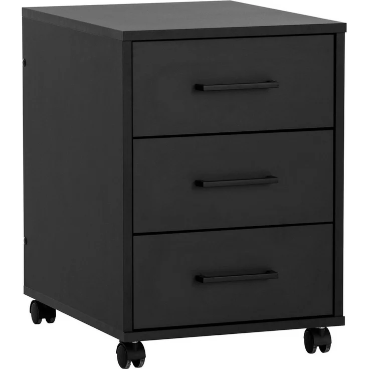 Schildmeyer Rollcontainer Ruby, Breite 40 cm, Mit Stifteinsatz, Metallbeschläge, feststellbare Möbelrollen – Bild 5