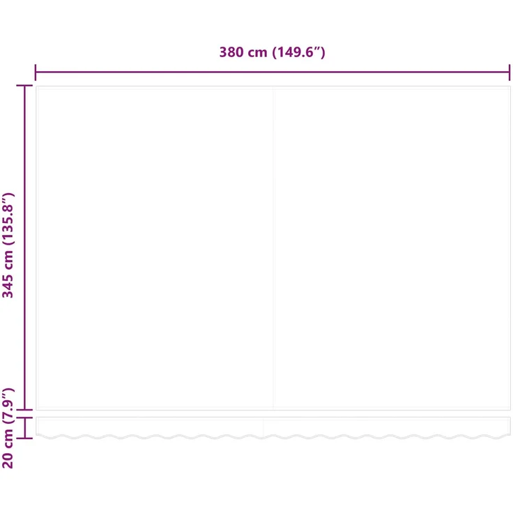 vidaXL Elektrische ausziehbare Markise Anthrazit 4 × 3,5 m 3421183 – Bild 10
