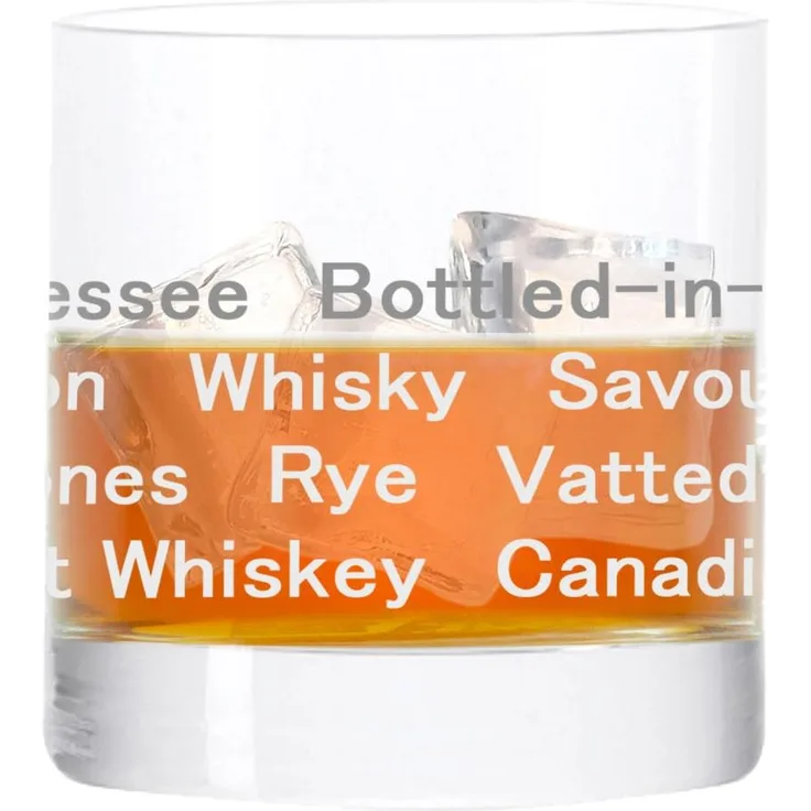 Leonardo Whiskybecher, Whisky Themenglas mit Schriften Stil 02, Tumbler, Geschenk Stimmungsglas mit lustiger Gravur, Glas, 190 ml