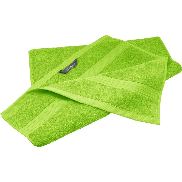 Lashuma Handtücher Linz, Frottee (2-St), Grüne Handtücher Bad 50x100 cm – Bild 3