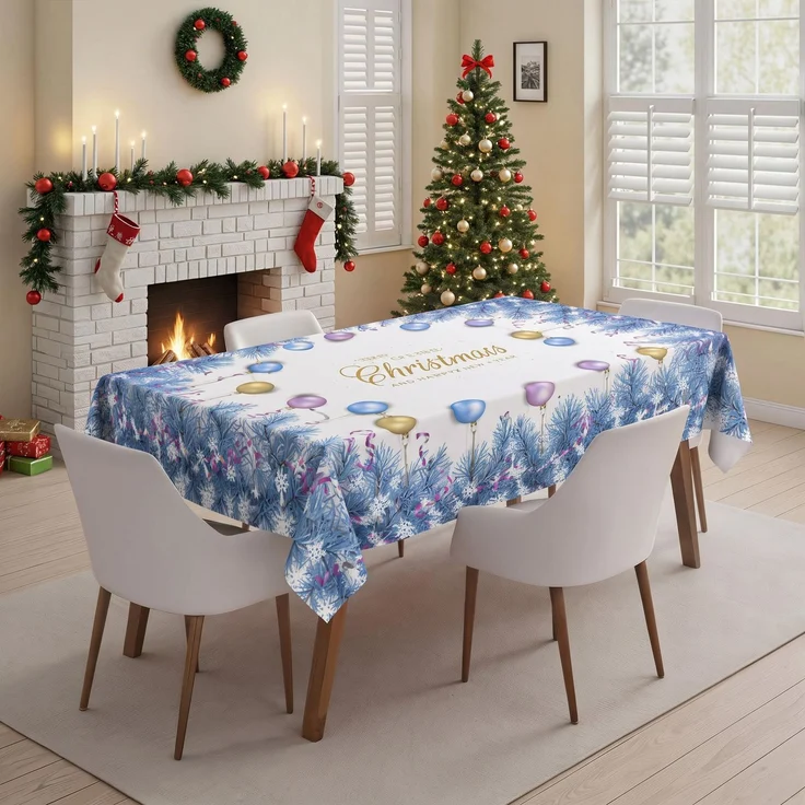 Hermia Concept 'Xmas 30 - Small' Tischdecke, Mehrfarbig, 100 x 160 cm – Bild 1