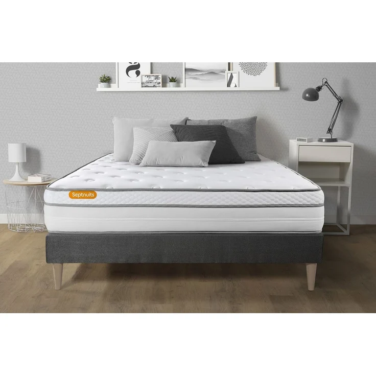 Matratzen- und Lattenrost-Set 140x190 cm - Memo Luxe – Bild 1