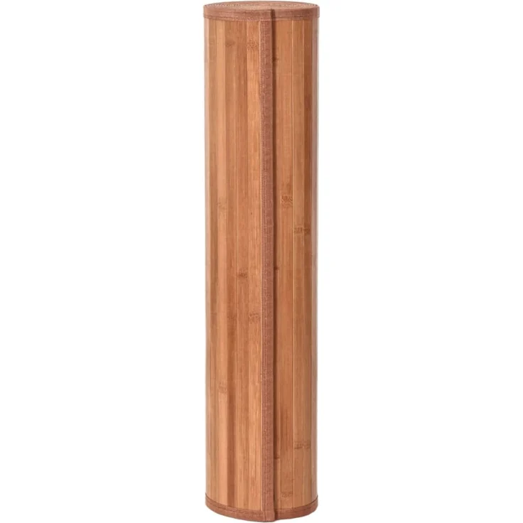 vidaXL Teppich Rechteckig Braun 60x400 cm Bambus 376848 – Bild 3