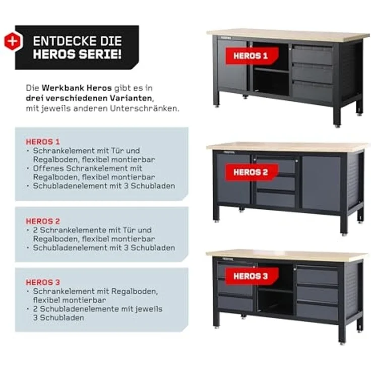FEISTOS Werkstatteinrichtung Heros 3 | Werkbank – Bild 6