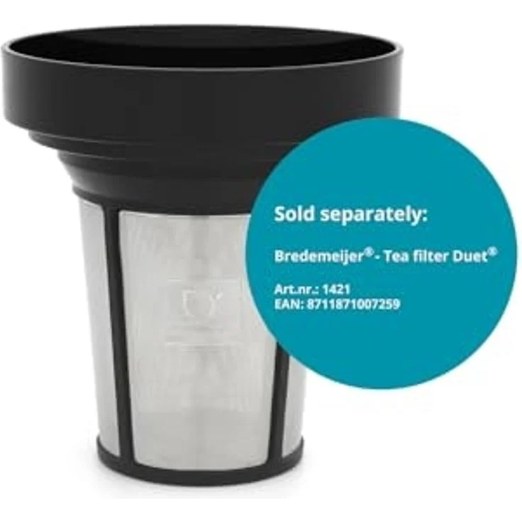 Teekanne Duet Bella Ronde 1,2L dunkelgrau – Bild 5