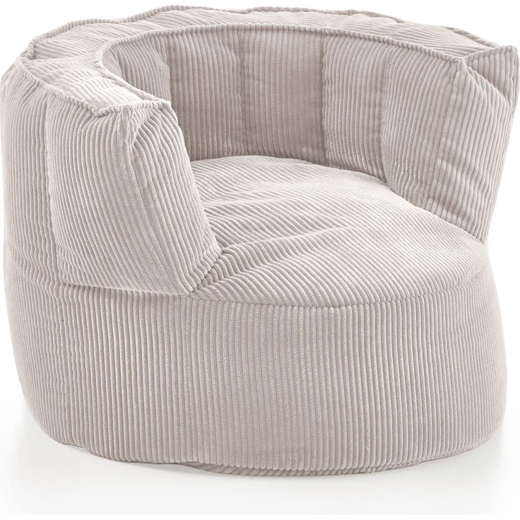 Sitzsack Snuggle in Beige - gemütliches Design - Top Qualität für Ihr Zuhause B/H/T: 95x65x95 cm – Bild 1