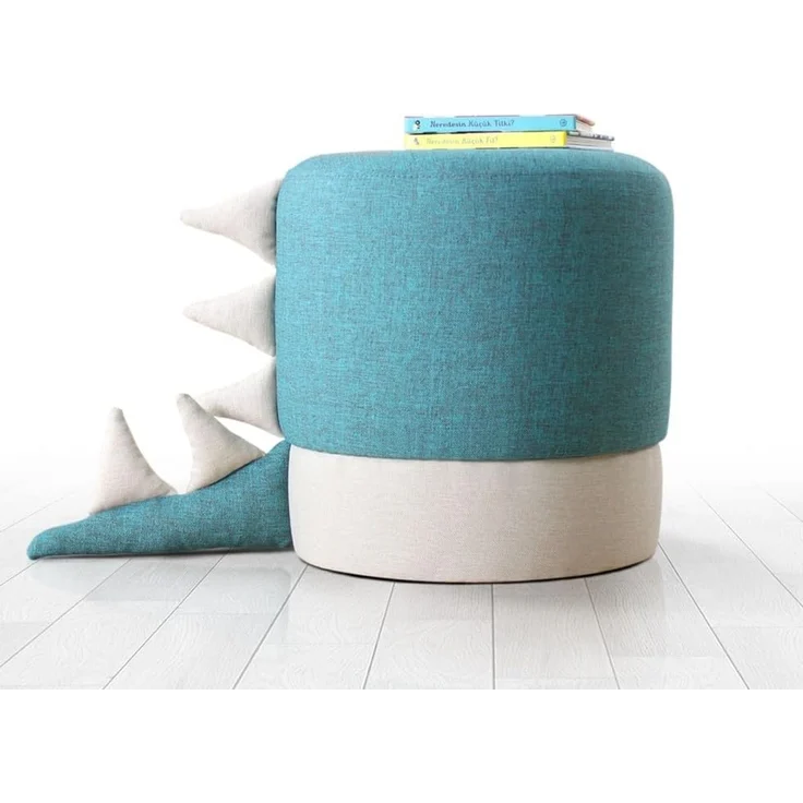 Hanah Home 'Moouv 3339 - Blue' Pouffe, Blau, 37 x 38 x 37 cm – Bild 3