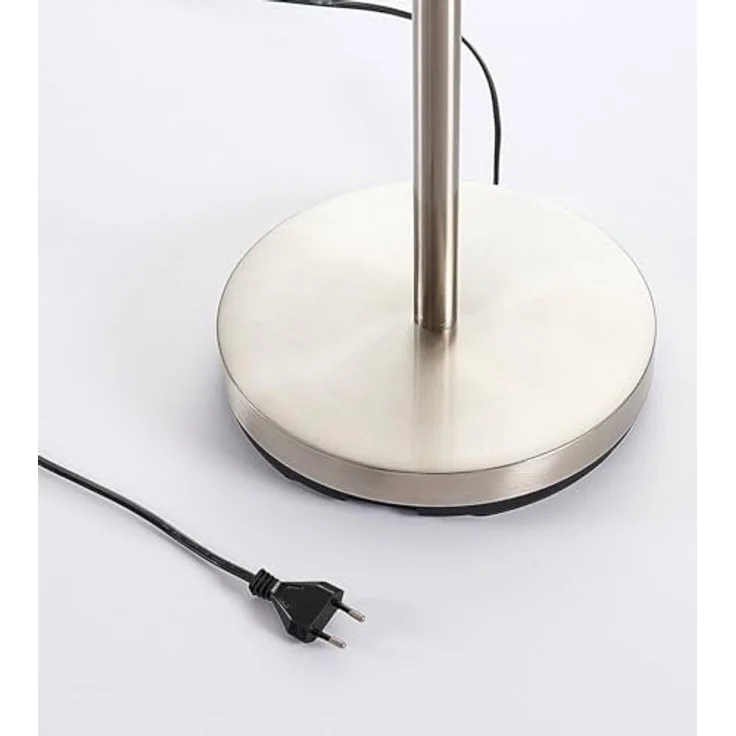 Lindby Stehlampe Jost, LED, Metall, Alu IP20, 1 x 15 W LED E27 + 1 x 8 W LED E14 – Bild 9