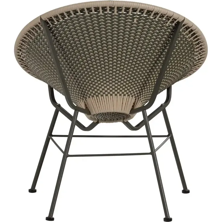 Gartensessel Kazoun - Wicker & Metall, Grün – Bild 5